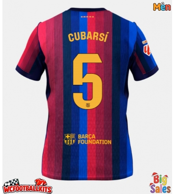Barcelona Pau Cubarsi #5 Replica Home Stadium Shirt 2026-27 Short Sleeve